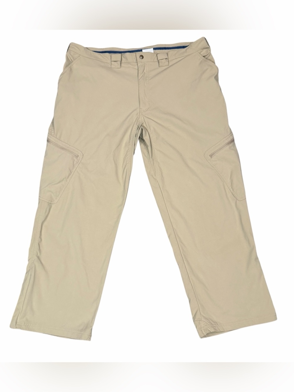 Propper STL II Men's Tactical Pants 42x30 Khaki Stretch Cargo Zip Boot Openings